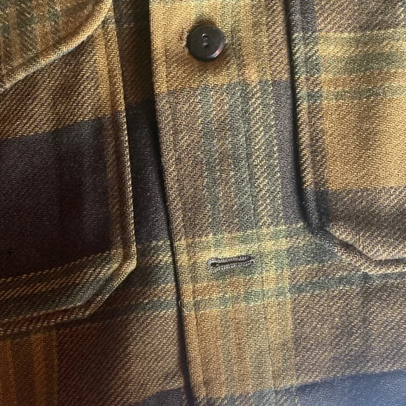 Pendleton Green and Brown Plaid Shirt Jacket - Picture 9 of 15